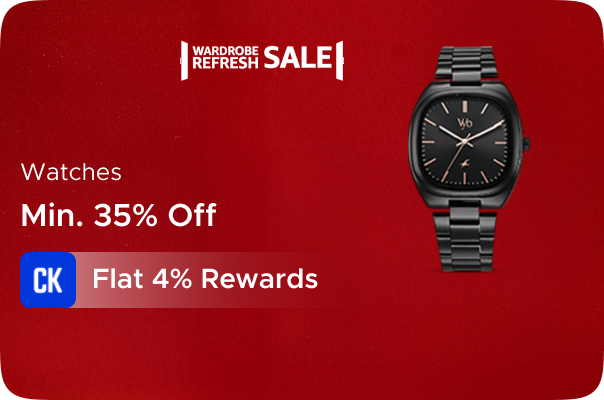 Amazon: Minimum 35% Off on Watches + Flat 4% Rewards