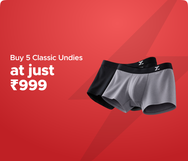 Buy 5 Classic Undies @ Rs 999 Only