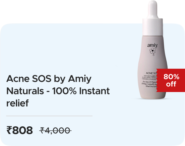 Amiy: Buy Acne SOS by Amiy Naturals- 100% Instant Relief worth Rs 4000 at Rs 808