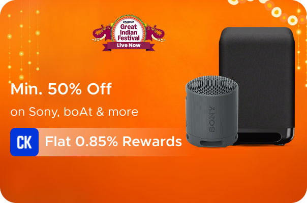 Amazon: Minimum 50% Off on Sony, boAt & more + Flat 0.85% Rewards