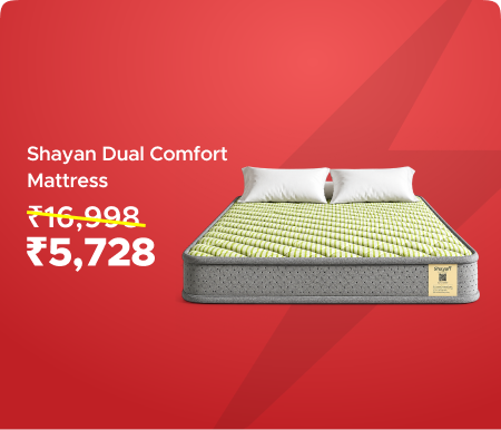 Shayan Dual Comfort Mattress @ Rs 5728 Worth Rs 16998