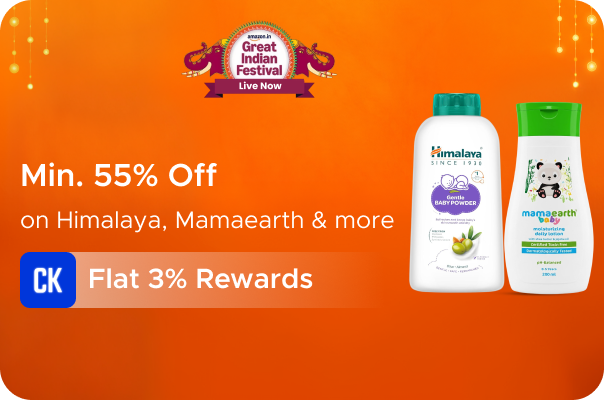 Amazon: Minimum 55% Off on Himalaya, Mamaearth & more + Flat 3% Rewards