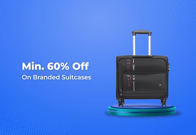 Min. 60% Off On Branded Suitcases