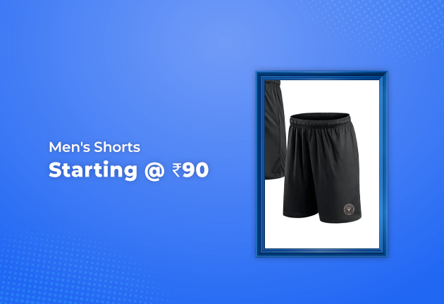 Men's Shorts Starting @ Rs 90