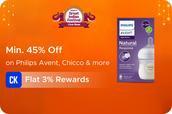 Amazon: Minimum 45% Off on Philips Avent, Chicco & more + Flat 3% Rewards