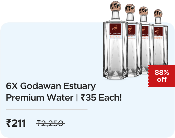 Estuary World: Buy 6 Godawan Estuary Premium Water at Rs 35 Each
