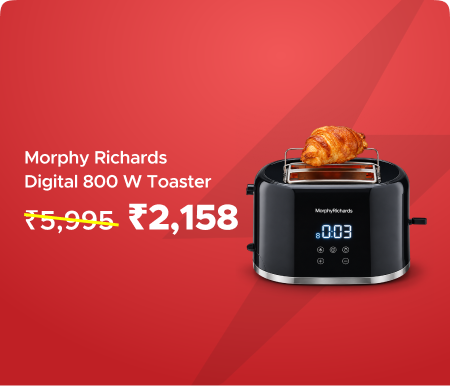 Morphy Richards Digital 800 W Toaster @ Rs 2158 Worth Rs 5995