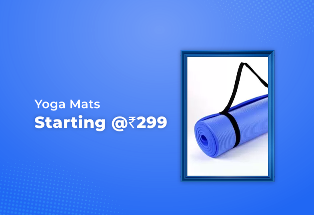 Yoga Mats Starting @ Rs 299 Only