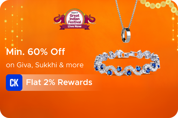 Amazon: Minimum 60% Off on Giva, Sukkhi & more + Flat 2% Rewards
