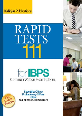 Rapid Tests 111 for IBPS - Kalinjar Publications