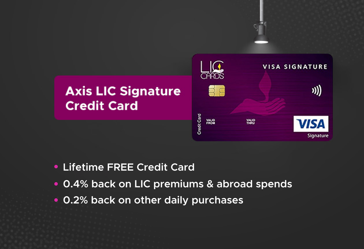 Axis LIC Signature Credit Card