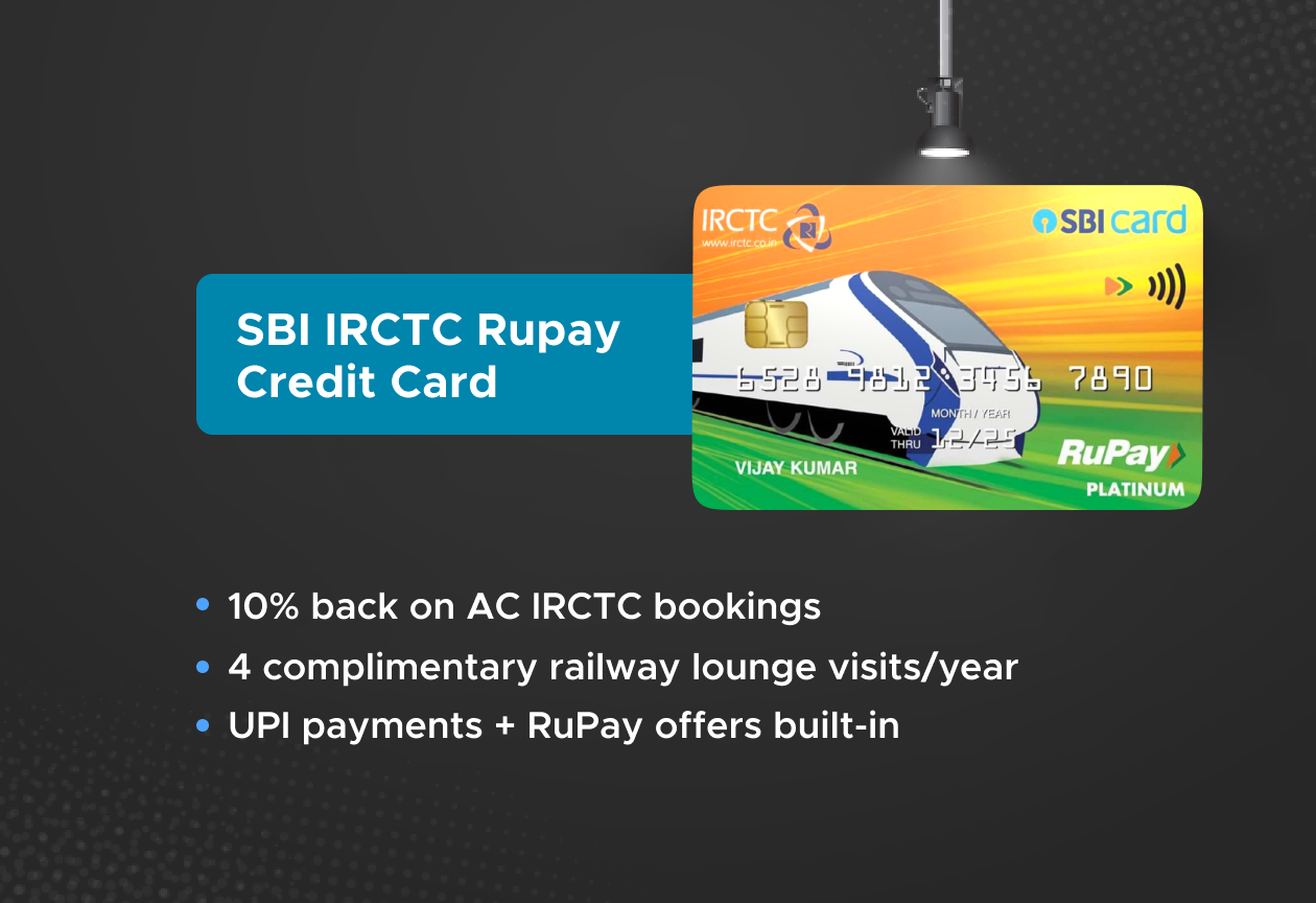 SBI IRCTC Rupay Credit Card