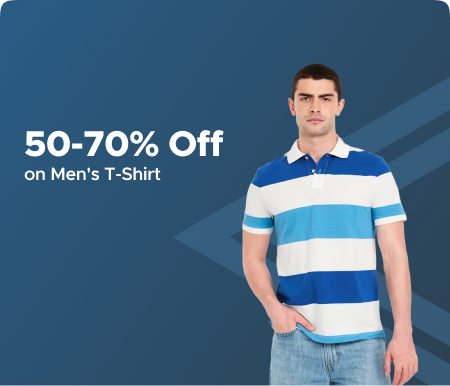 50-70% Off on Men's T-Shirt