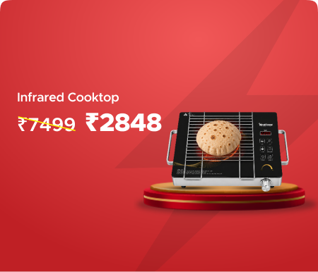 Infrared Cooktop @ Rs 2848 Worth Rs 7499