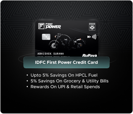 IDFC FIRST Bank HPCL Credit Card — IDFC FIRST Bank credit card