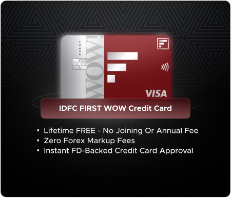 IDFC FIRST WOW Credit Card — IDFC FIRST Bank credit card