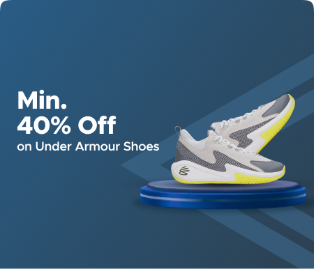 Min 40% Off on Under Armour Shoes