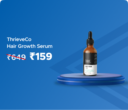 ThrieveCo Hair Growth Serum @ Rs 159 Worth Rs 649