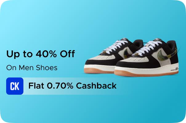 Nike: New Style Sale - Upto 40% Off on Men Shoes + Flat 0.70% CashKaro Cashback
