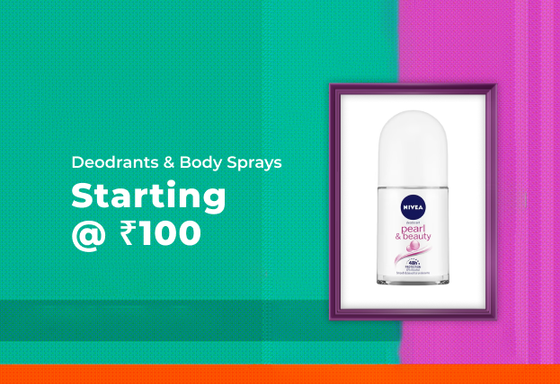 Deodrants and Body Sprays Starting @ Rs 100