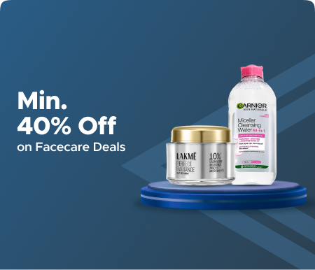 Min 40% Off on Facecare Deals