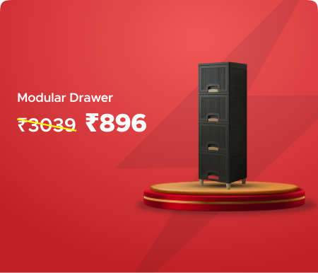Modular Drawer @ Rs 896 Worth Rs 3039