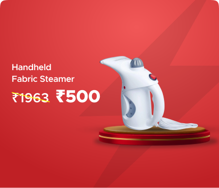 Handheld Fabric Steamer @ Rs 500 Worth Rs 1963