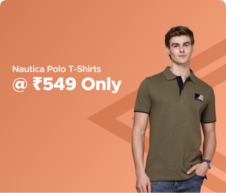 Nautica Polo T-Shirts @ Rs 549 Only
