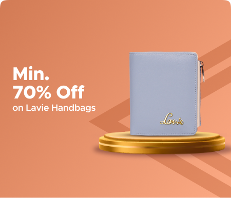 Min 70% Off on Premium Lavie Handbags