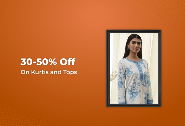 30-50% Off On Kurtis and Tops