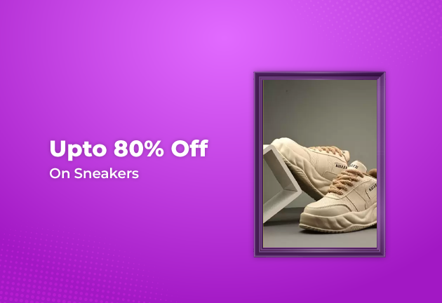 Upto 80% Off On Sneakers