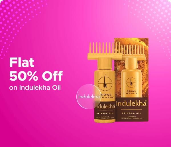 Flat 50% Off On Indulekha Oil