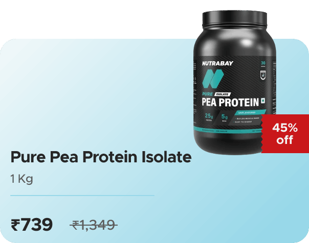 Nutrabay Nutrabay Pure Pea Protein Isolate — effective ₹739 (was ₹1349)