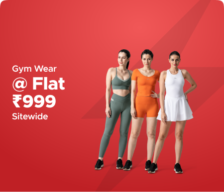 Gym Wear @ Flat Rs 999 Sitewide
