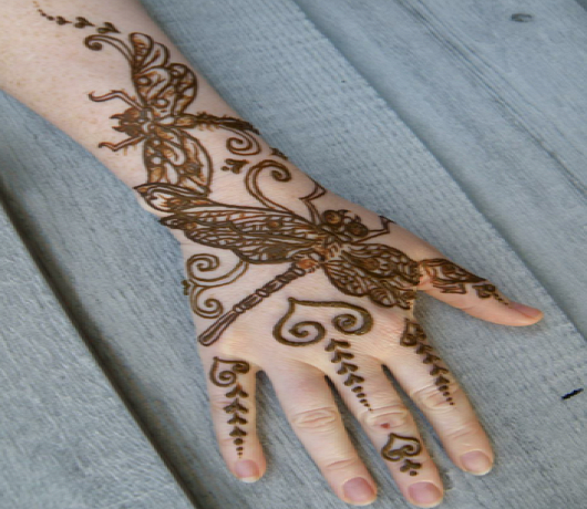 dragonfly mehndi